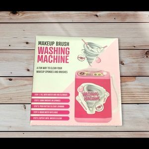 Makeup brush washing machine